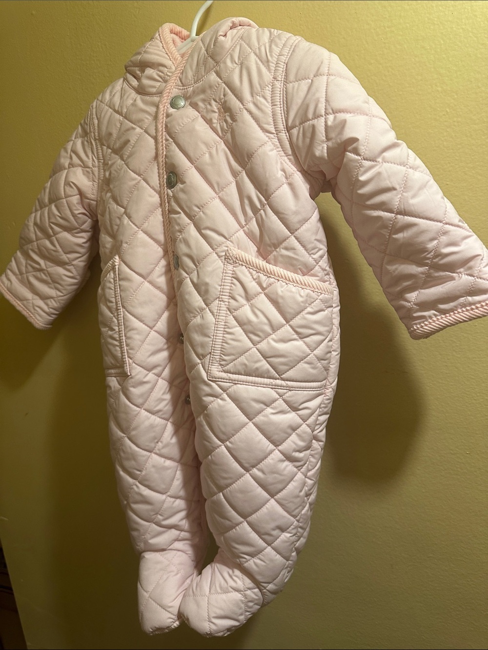 Ralph Lauren Baby Pink Quilted Jacket